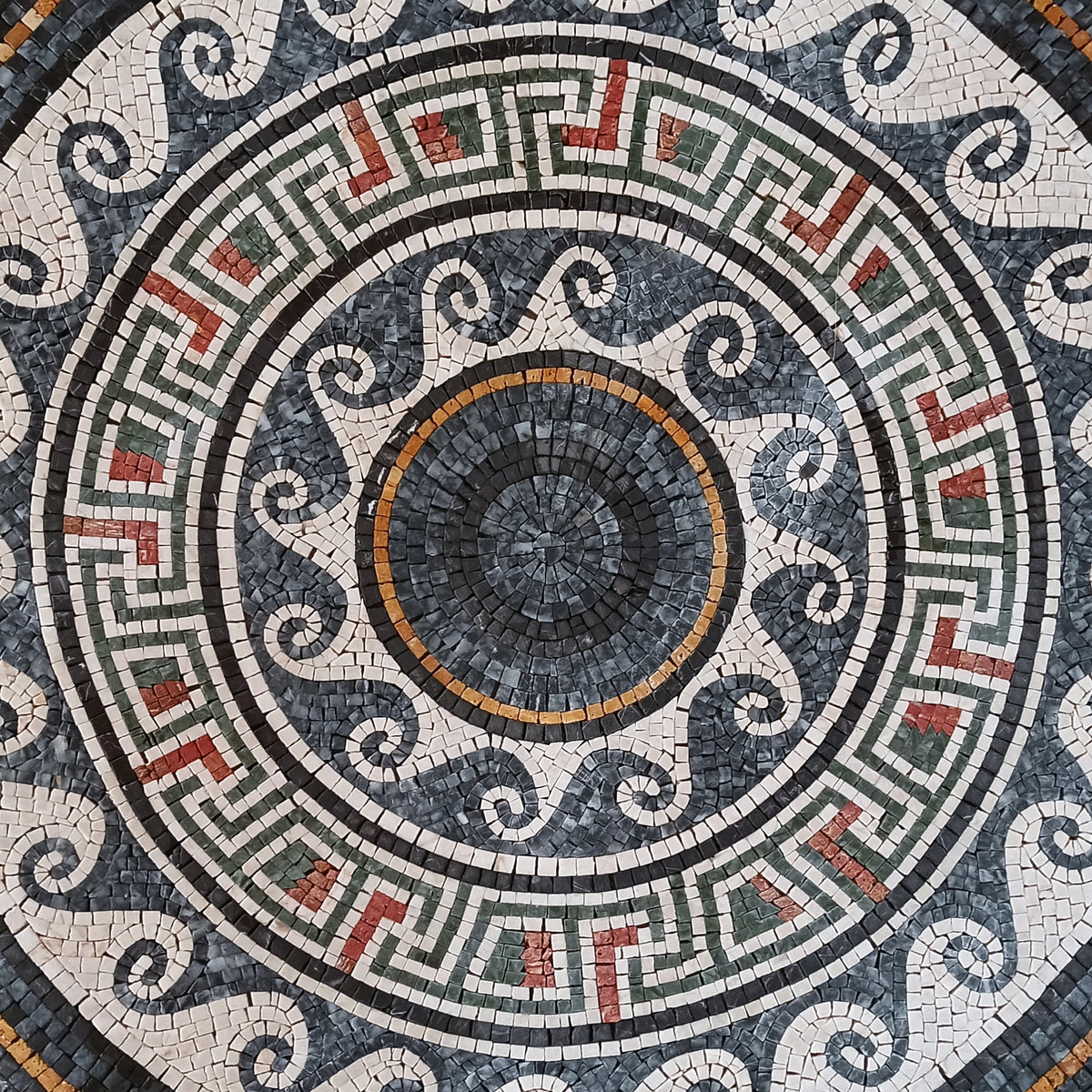 Marble Mosaic Medallion Tiles for Flooring or Walls. Customization available, Flooring