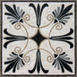 Marble Tile Mosaic: Handmade Anastasia Mural, Wall Art Decor (24” x 24")