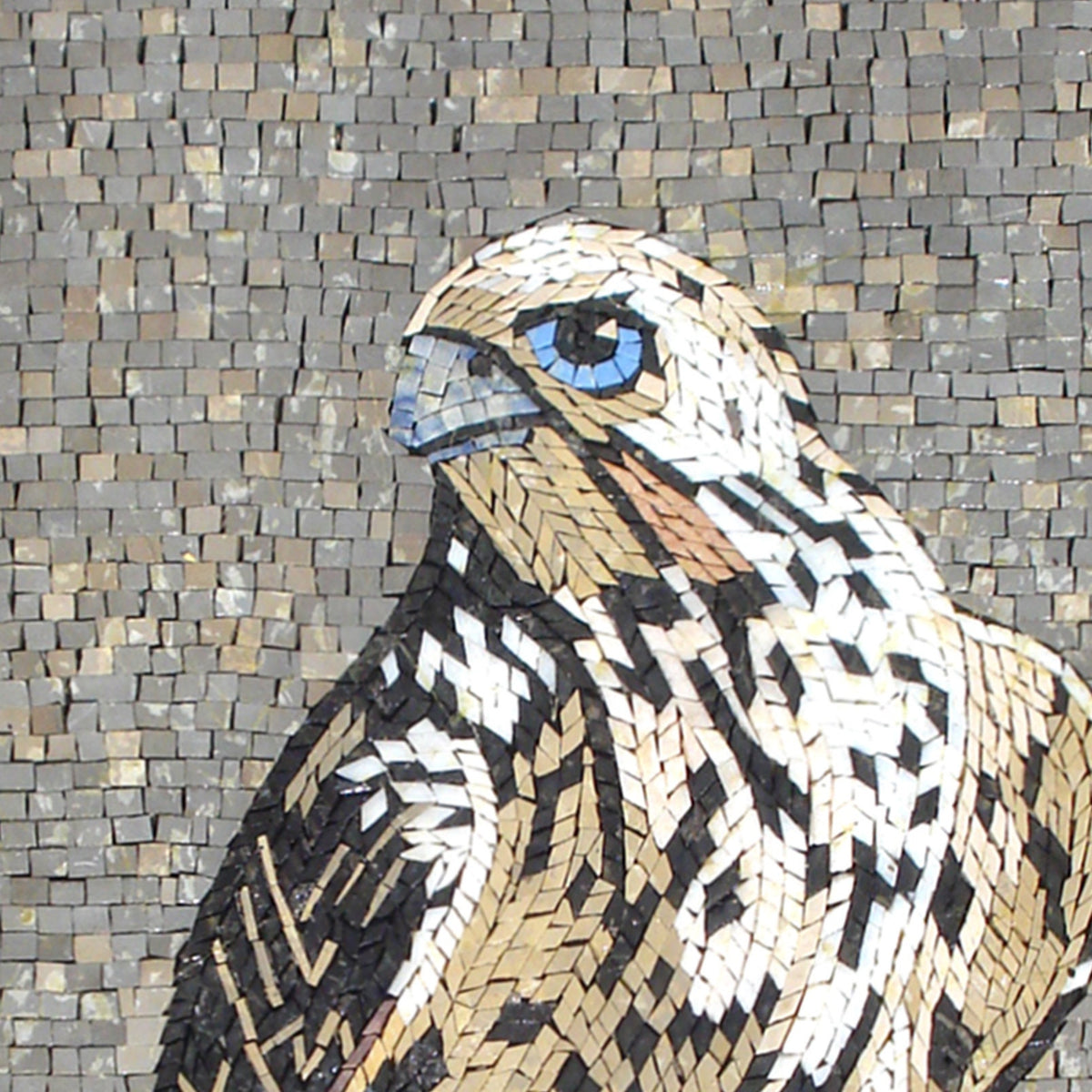AN110 Handmade Marble Mosaic Falcon Mosaic Art Tile
