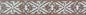 Geometrical Marble Mosaic Border: 40"x6" Handmade Tile Art