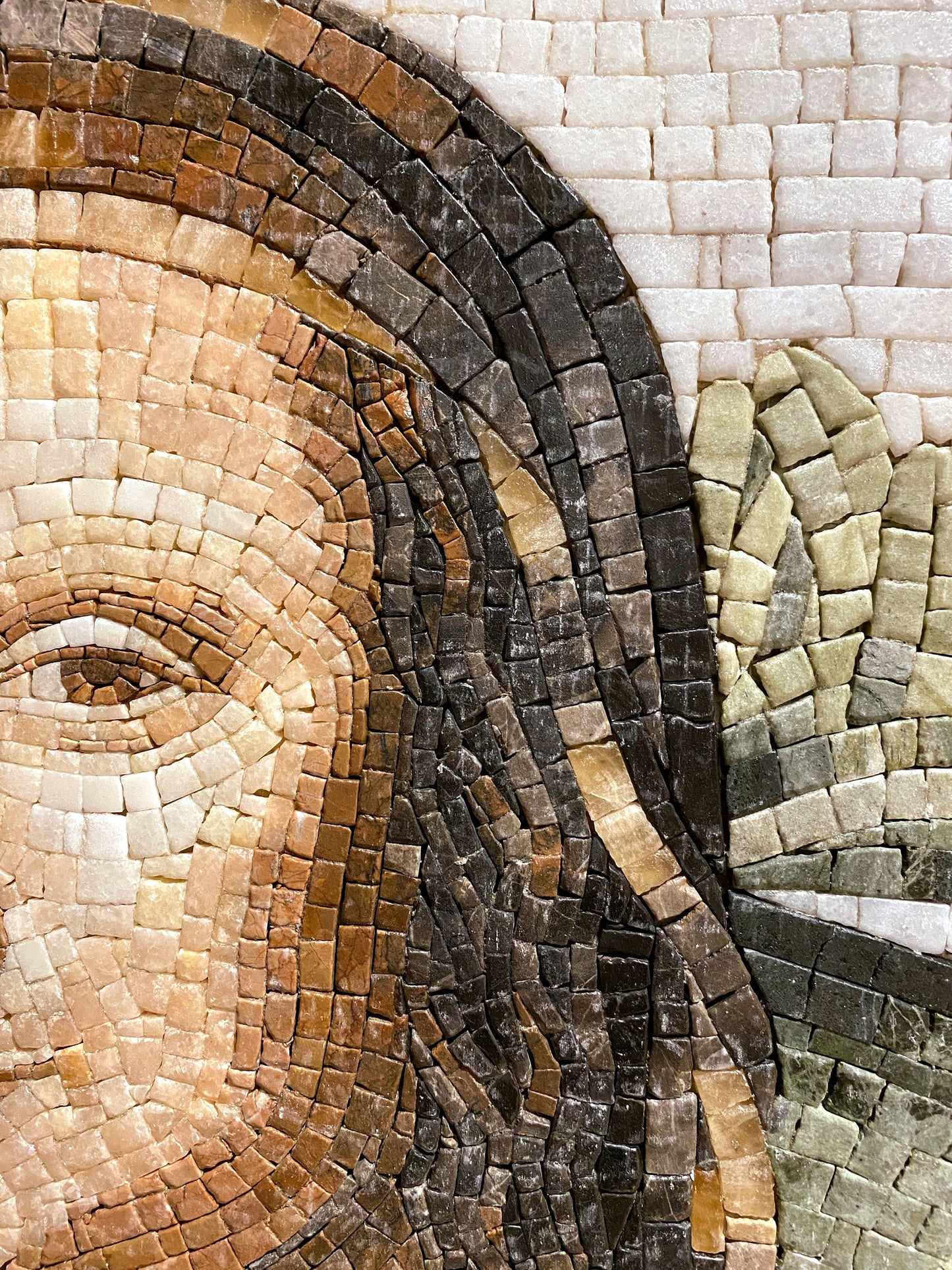 Handmade Mona Lisa Mosaic Art: Leonardo Da Vinci Reproduction