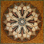 40" Geometric Marble Mosaic Tile: Backsplash, Flooring, or Wall Art