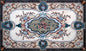 Handmade Marble Mosaic Rug: Floral Pattern, Home Decor