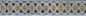 Geometric Circle Mosaic Border Tile: Marble Wall Art (8" x 40")