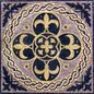 32" Geometric Marble Mosaic Tile: Indoor/Outdoor Backsplash