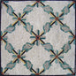24" Handmade Marble Mosaic Square Floor Interior Home Décor Art Tile Stone.
