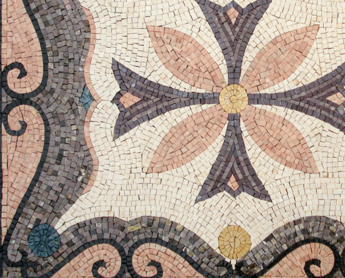 SQUARE SHAPE RUG | New Design Handmade Rugs For Home Decoration | Mosaic Art Tile | Housewarming Gift | Attractive Style Rug