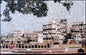 Handmade Yemen Mosaic Tile Art: Old City Wall Decor (64” x 40”)
