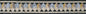 Geometric Blocks Marble Mosaic Border - 40"x6" Living Room Decor