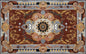 72" x 48"  Handcrafted Marble Mosaic Rug Carpet – Floral Stone Art - Customization Available