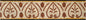 Botanical Mosaic Tile Border: Floral Marble Artwork (40"x 8")