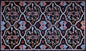 Handmade Marble Mosaic Carpet: Colorful Stone Rug, Home Decor
