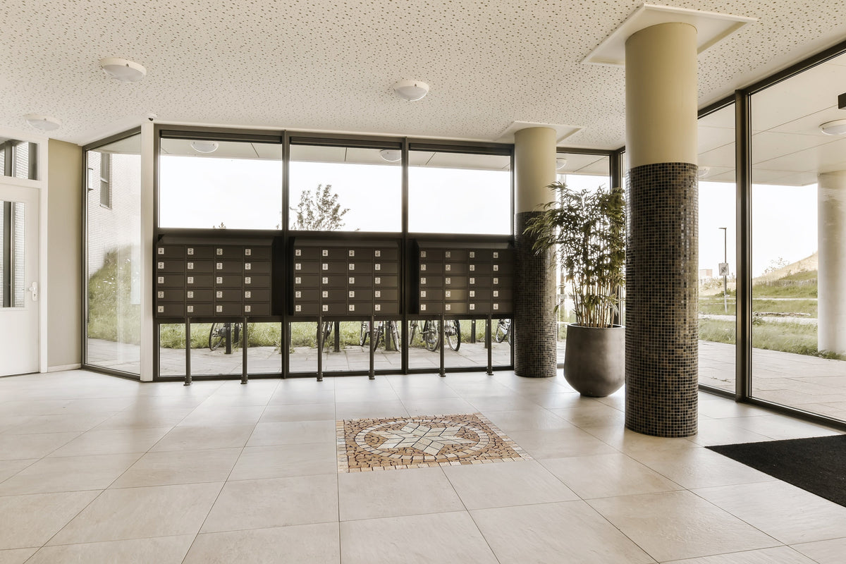 Handmade Travertine Mosaic Art: Brown Star Medallion (24"x24")