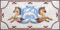 Flying Horse Mosaic Tile Art: Handmade Marble Wall Mural (48” x 24”)