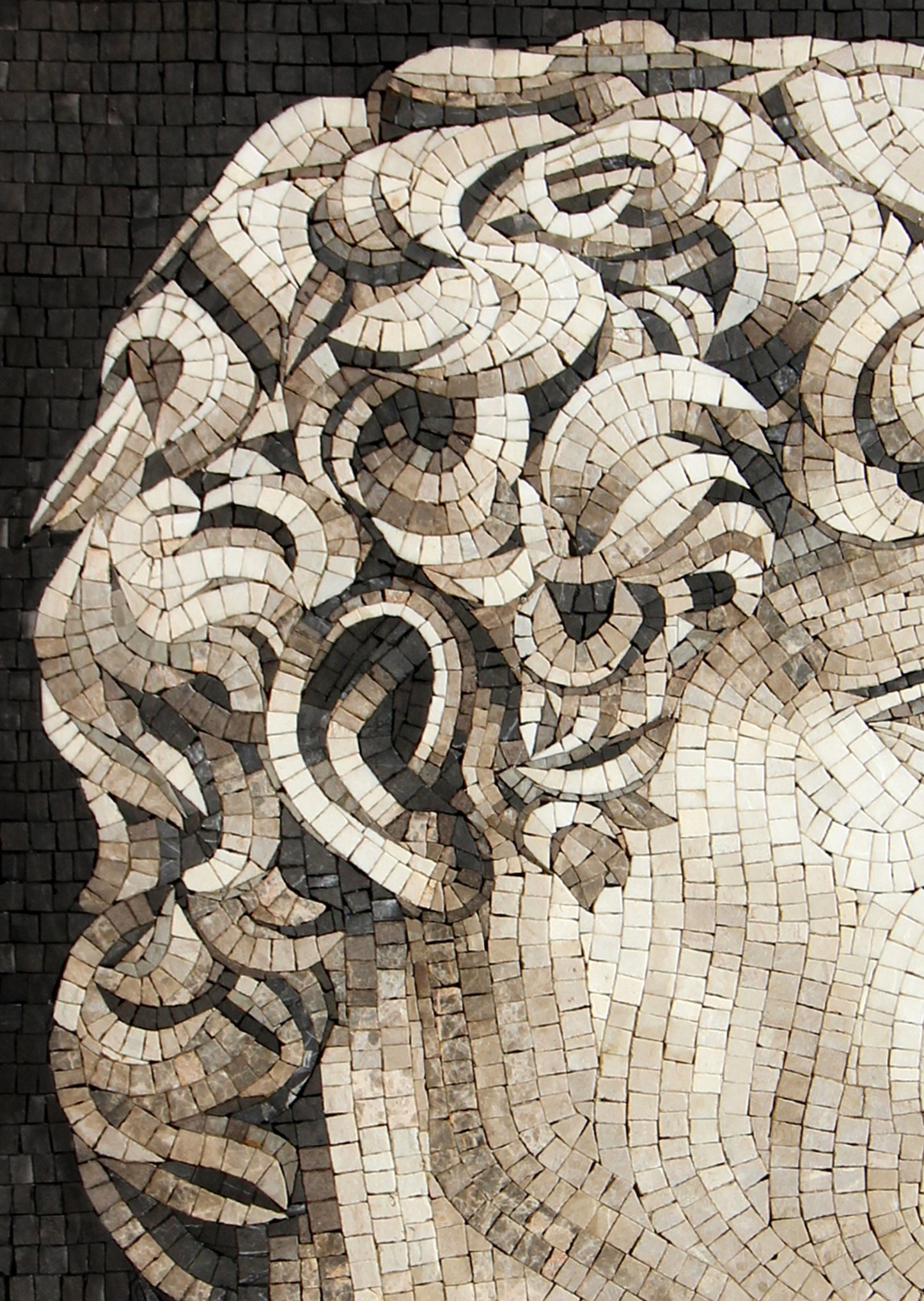 David Mosaic Mural: Michelangelo Art Reproduction, Italian Marble Tile