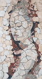 Handmade Mosaic Portrait of Woman Artistic, Wall Mural.