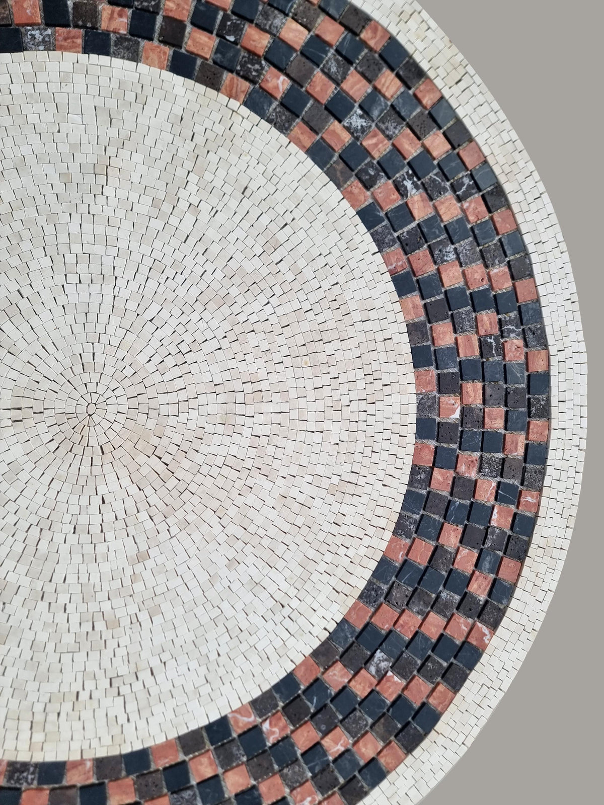 Custom Round Mosaic Floor Medallion – Personalized Floor Design, customization available