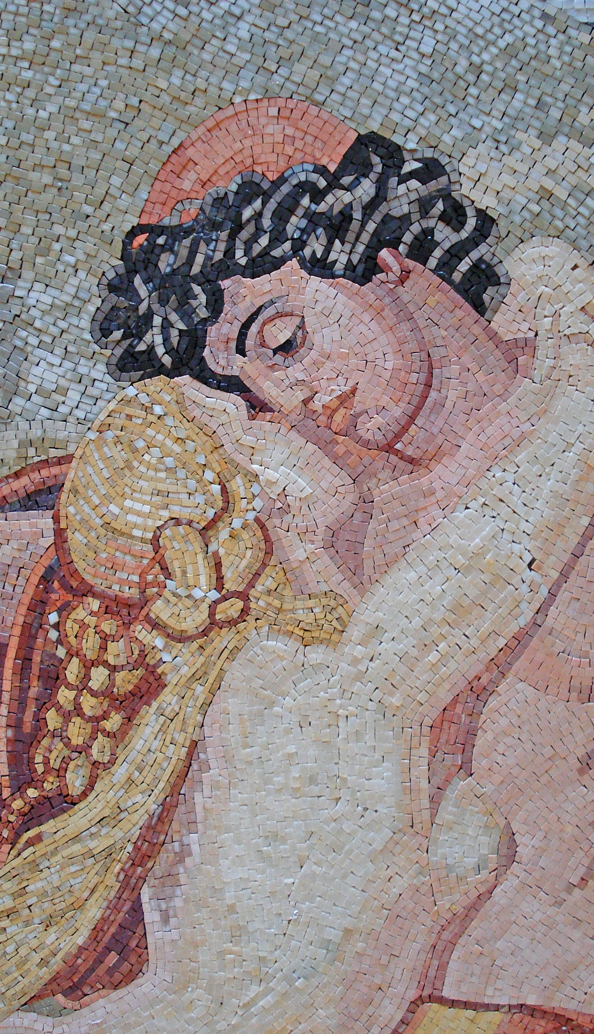 RE003 Frederic Leighton, The Fisherman and the Siren Mosaic Mural Art