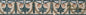Botanical Floral Marble Mosaic Border: 6" x 40" Wall Art