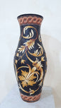Floral Mosaic Vase: Handmade Marble Stone Plant Holder