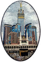 Handmade Kaba Mosaic Tile Art: Islamic Wall Decor (36” x 24”)