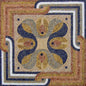 Marble Medallion Mosaic Tile: 40" Inlay Art for Hallway Entry