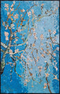20″×32″ Tree Roots & Sky Mosaic – Handmade Marble Wall Art, Nature Landscape Accent, Customization available