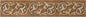 Floral Mosaic Tile Border: Geometric Wall Decor (40x8”)