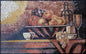 Handmade Kitchen Mosaic Tile Mural: Still Life Fruit Art (32” x 20")