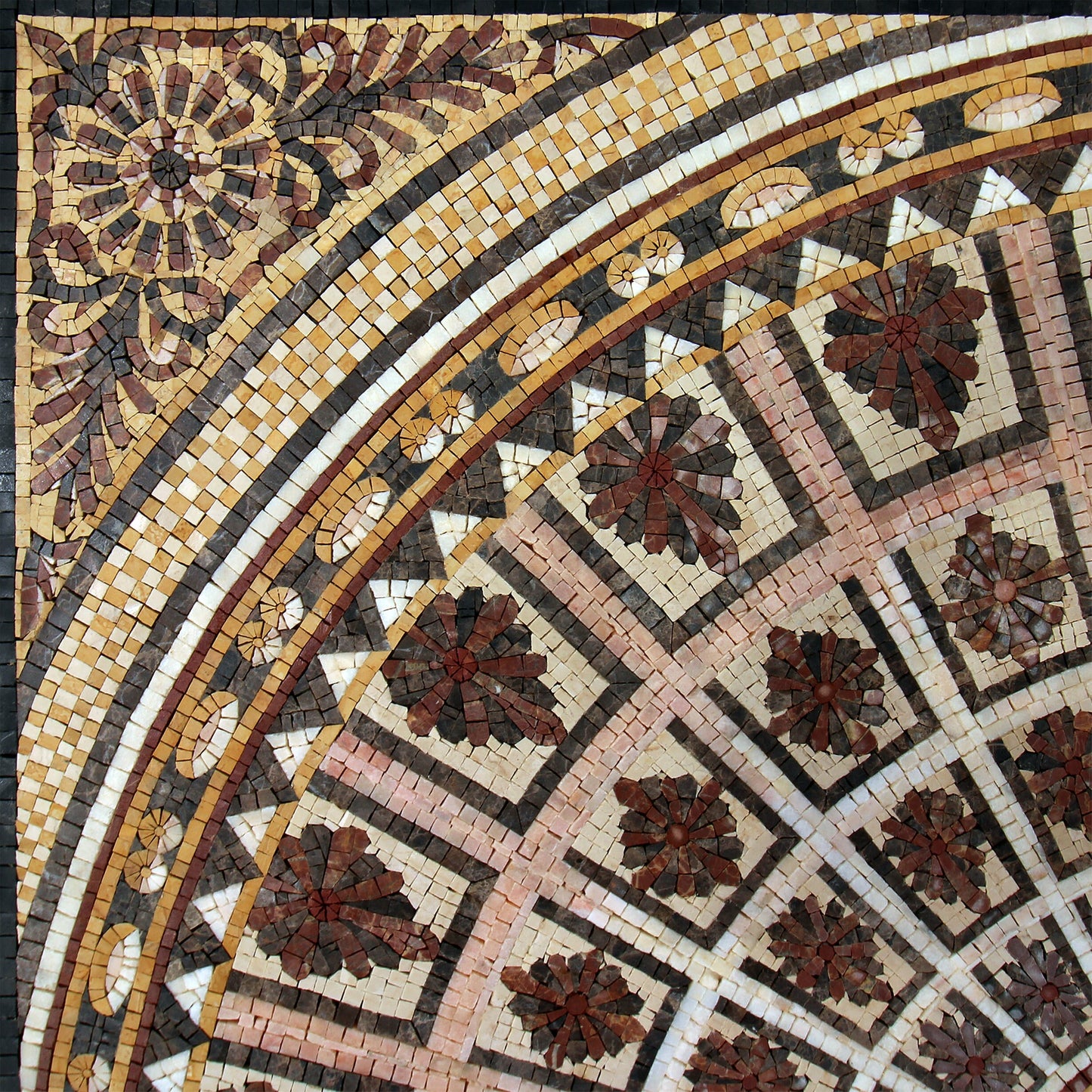 Handmade Marble Mosaic Tile: Renaissance Style, 48" Stone Art