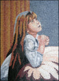 Handmade Girl Portrait Marble Mosaic Tile Mural