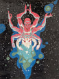 Handmade Cancer Zodiac Mosaic Tile Art: Home Wall Decor