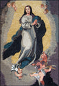 Handmade Marble Mosaic Mural: Nicolas Poussin, The Assumption of Mary