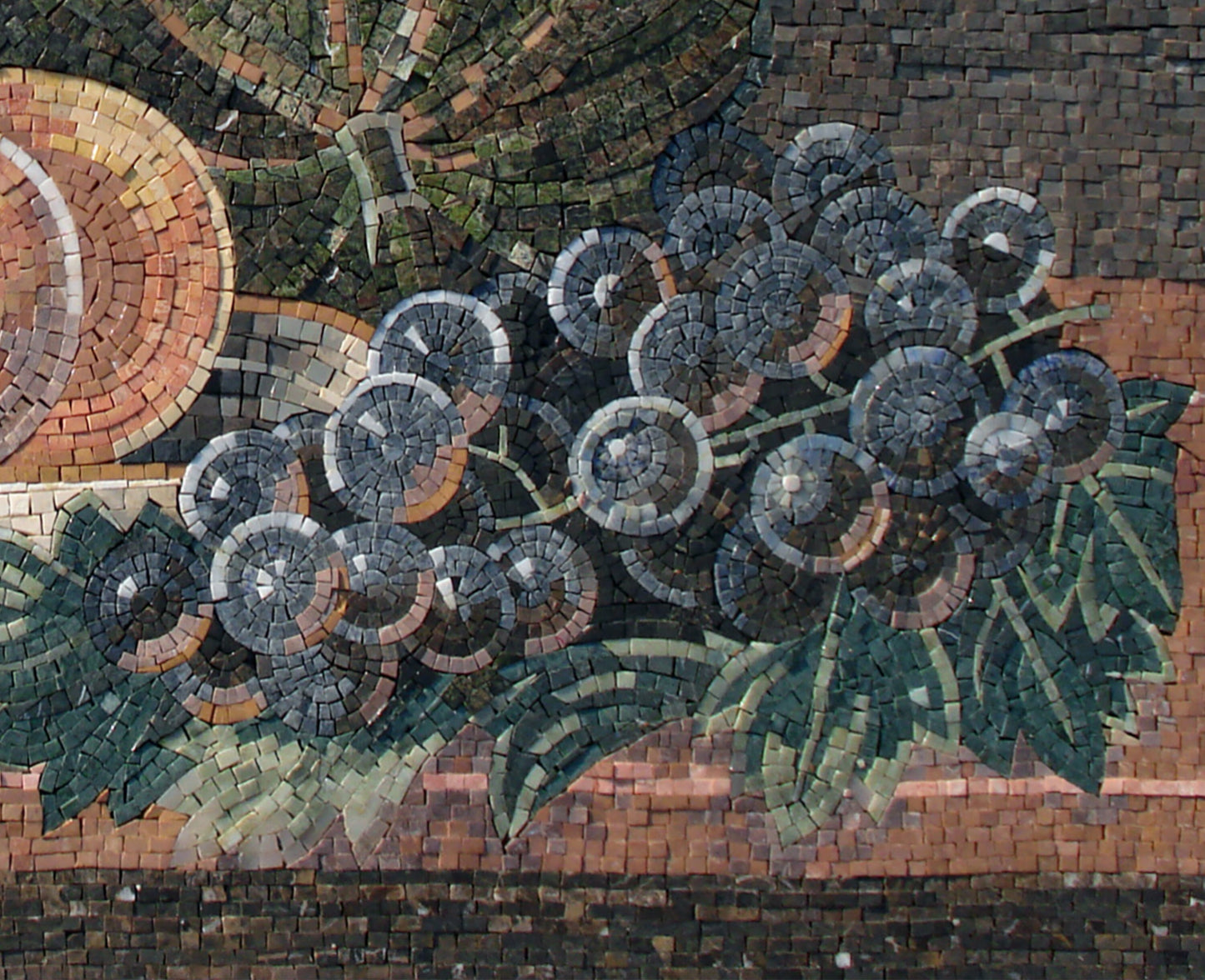Handmade Fruit Mosaic Tile Art: Kitchen Backsplash, Marble & Stone (36” x 22”)