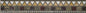 Geometric Marble Mosaic Border - 40"x6" Wall Tile