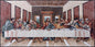 63x32 The Last Supper Mosaic – Leonardo da Vinci Reproduction, Christian Religious Decor, Customization available