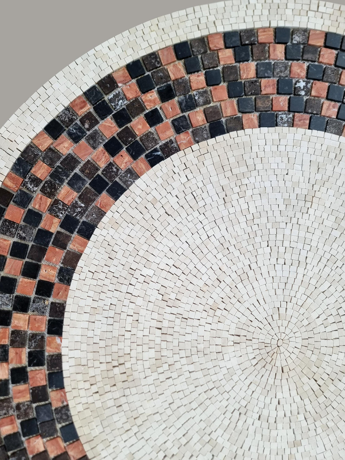 Custom Round Mosaic Floor Medallion – Personalized Floor Design, customization available