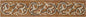 Handmade Marble Mosaic Border Tile: Ornate Looped Pattern, Backsplash Accent
