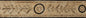 Botanical Mosaic Border Tile: Marble Wall Art (40x8”)
