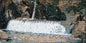Handmade Marble Waterfall Mosaic Mural: Indoor/Outdoor Wall Art
