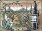 Handmade Wine and Grapes Marble Mosaic Tile: Kitchen Backsplash