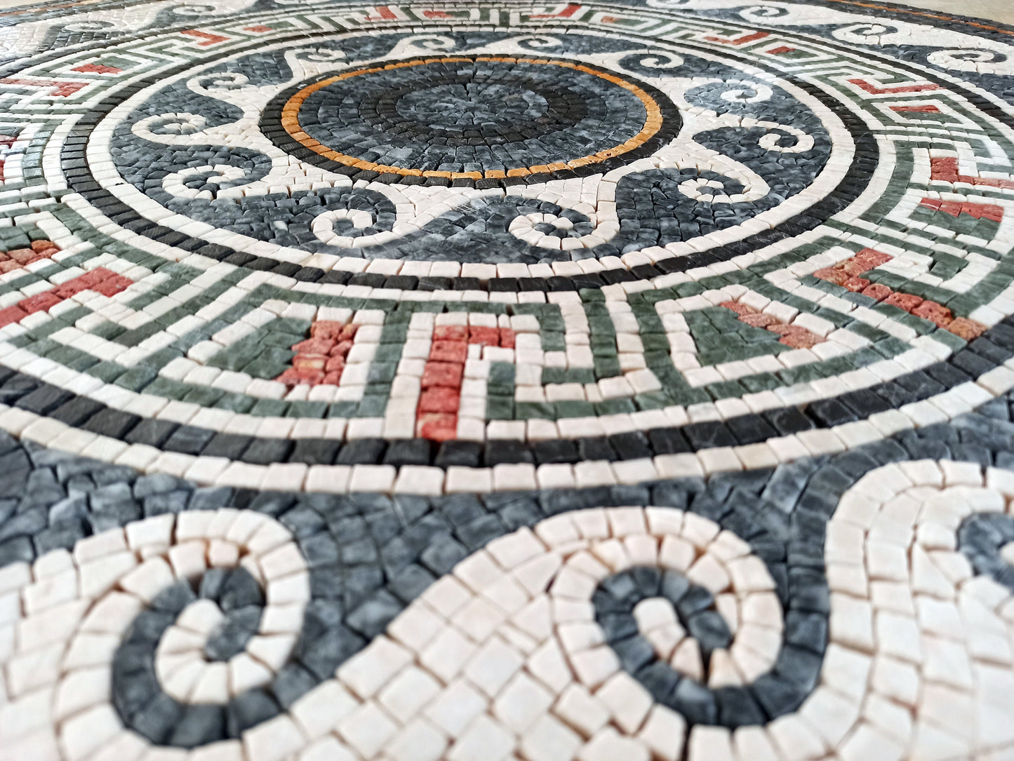Marble Mosaic Medallion Tiles for Flooring or Walls. Customization available, Flooring