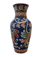 Handmade Blue Mosaic Vase: Roman Style Marble Tesserae