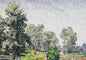 Handmade Forest River Mosaic Tile Art: Indoor/Outdoor Wall Decor