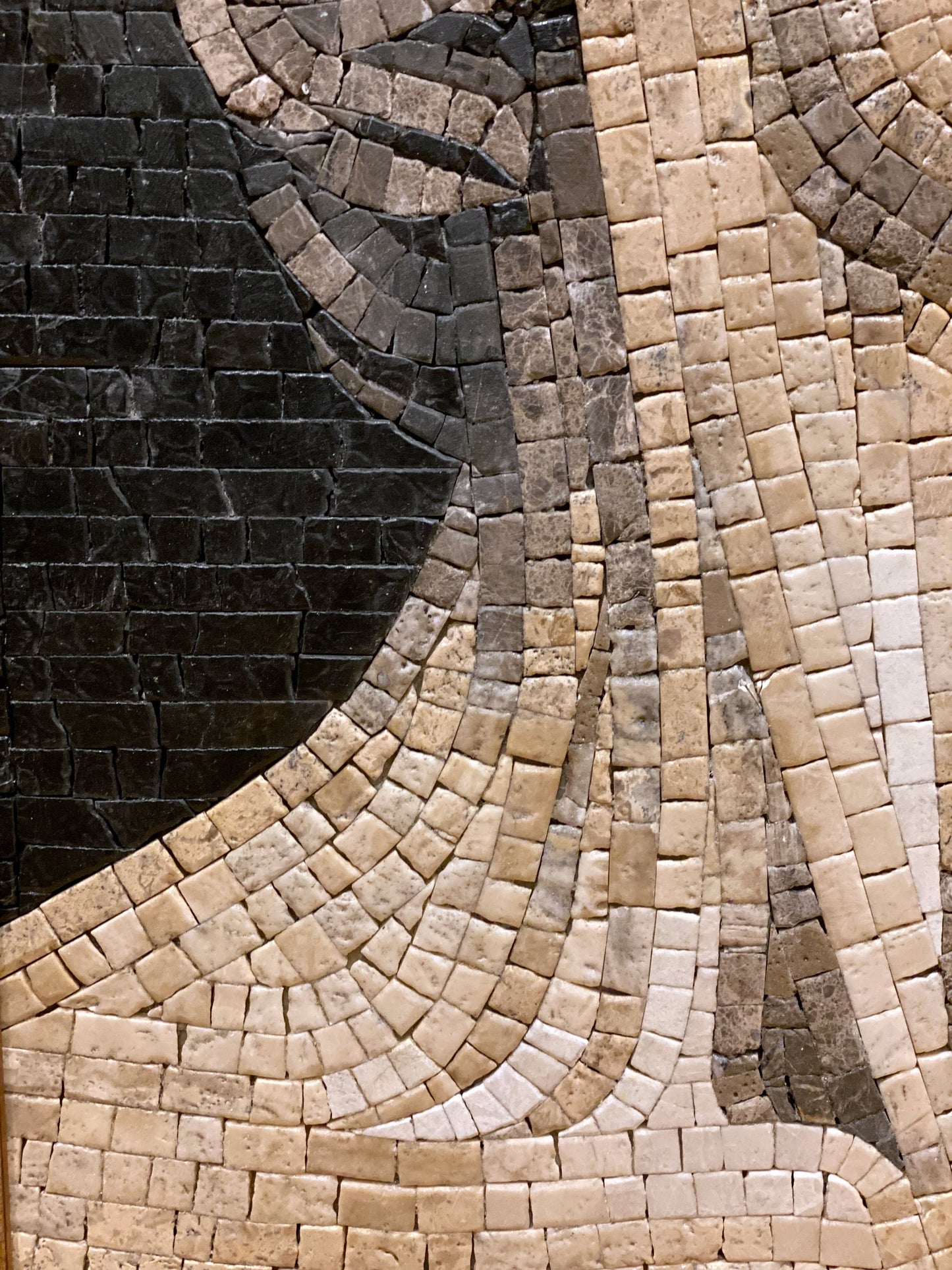 David of Michelangelo Mosaic Tile Art: Handmade Marble Reproduction