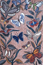 BM001 Handmade Marble Mosaic Art Kaleidoscope Butterfly