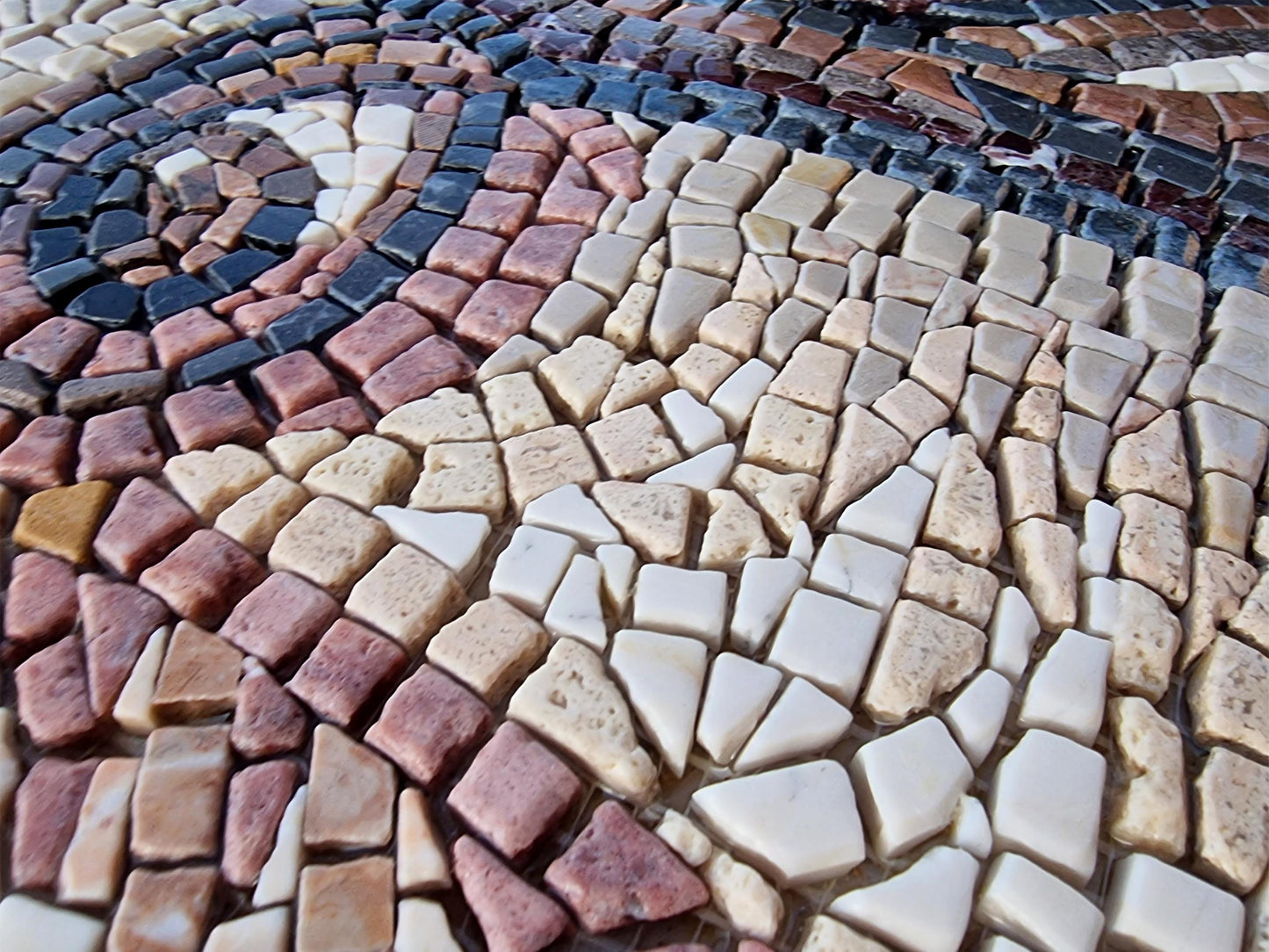 36"x24" Zeugma Mosaic Wall Art, Feminine Portrait Decor, Artistic Home Accent, Customization Available