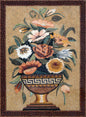 Handmade Marble Mosaic Flower Vase Wall Art: 60” x 40”
