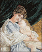 40"x32" Mother-Daughter Mosaic Wall Art – Custom Handmade Marble Tile Artwork, Family Portrait, Customization available