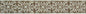Floral Mosaic Border Tile: Geometric Marble Wall Decor (8"x40")